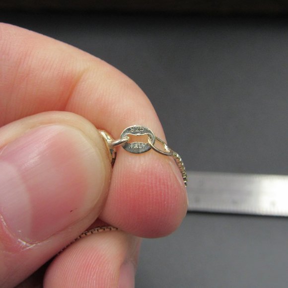 18" Sterling Silver Colorful CZ Butterfly Necklace - Picture 4 of 6